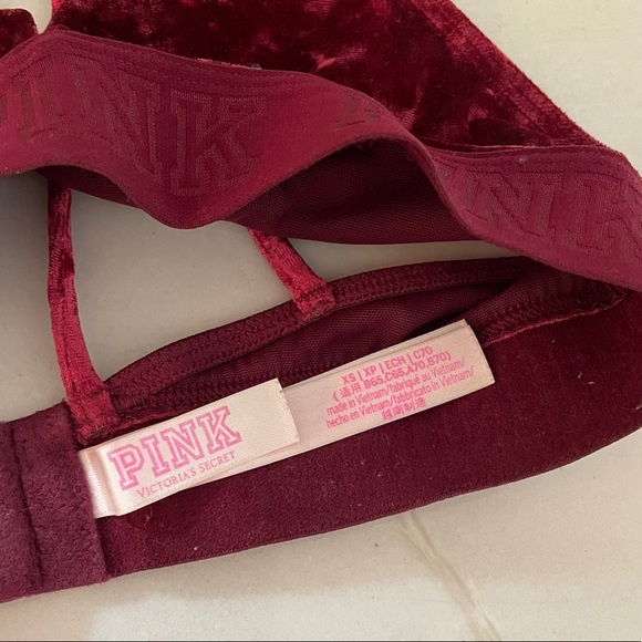 VS Pink - crushed velvet bralette - Picture 4 of 4